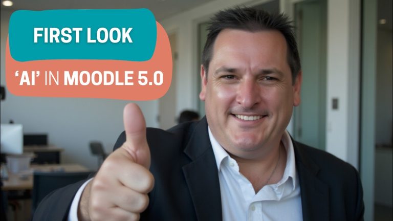 Moodle 5.0: A First Look at Built-in AI Capabilities