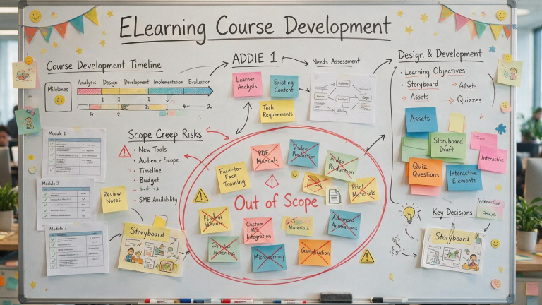 eLEarning Ricoshae - Out of scope
