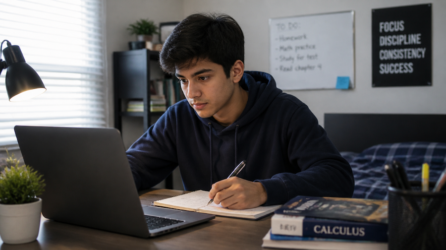 Student studying - Ricoshae